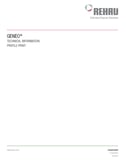 Preview thumbnail of the Rehau Geneo profile cross-section drawings PDF