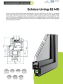 Thumbnail of the Schüco LivIng 82 technical data sheet (PDF)